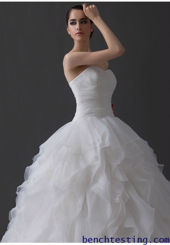 蕾丝修身公主新娘婚纱礼服